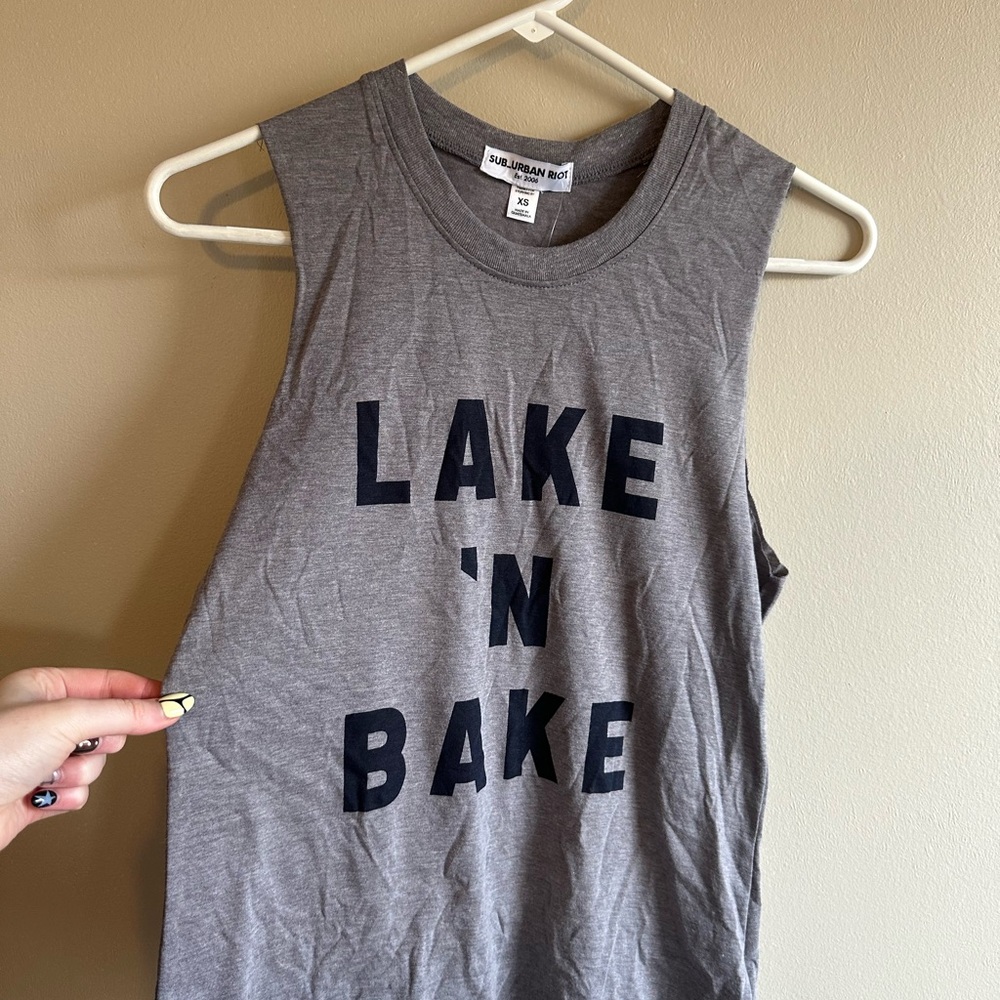 Sub_Urban Riot Gray Graphic Tank - Picture 2 of 3